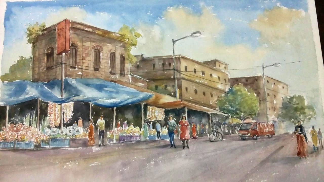 Watercolor Caricature work